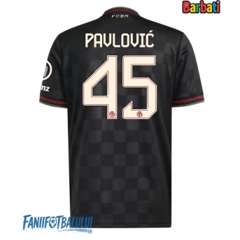 Bayern Munich Aleksandar Pavlovic #45 Tricou Fotbal Replică 2025-26 Barbati Treilea